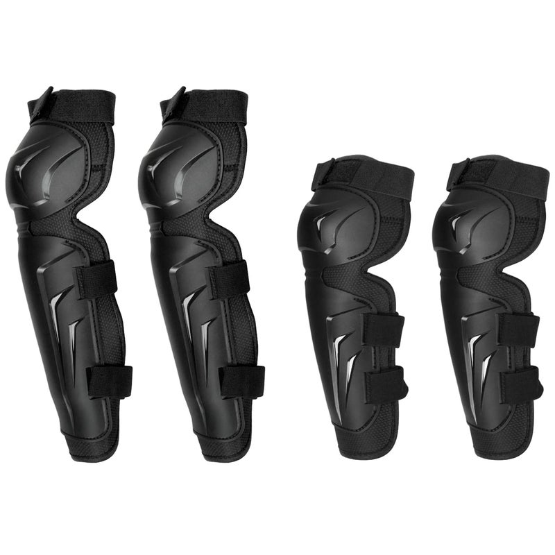 AIDY-PRO Motocross Knee Pads Motorcycle Elbow Pads, Motorcycle Protective Gear for Men Women Youth, Adjustable Motorcycle Knee Guards for Dirt Bike Mountain Bike - Image 1